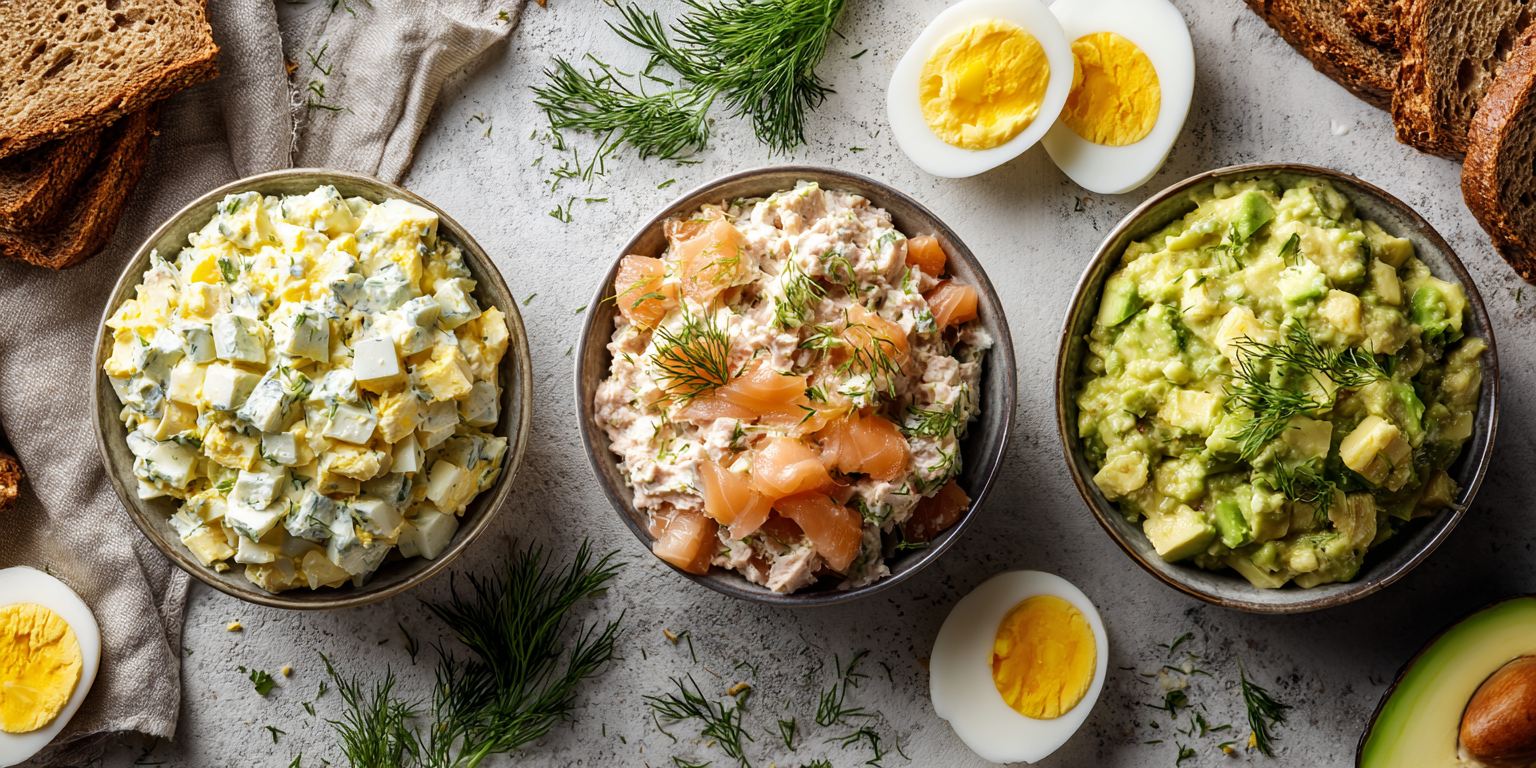 3 wysokobiałkowe pasty kanapkowe - idealne na diecie!