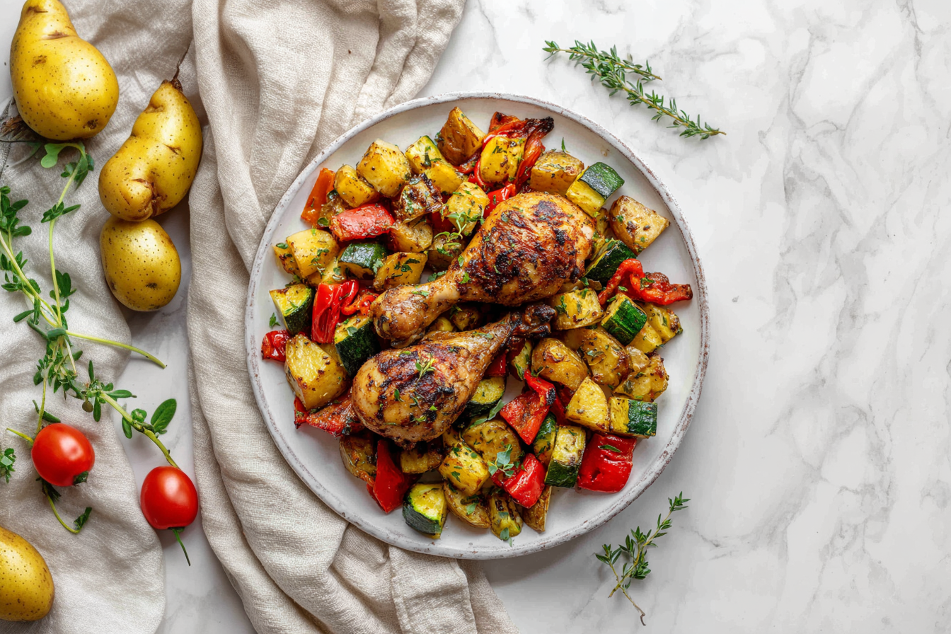 Soczysty kurczak z Air fryer - szybki obiad z dużą ilością białka!
